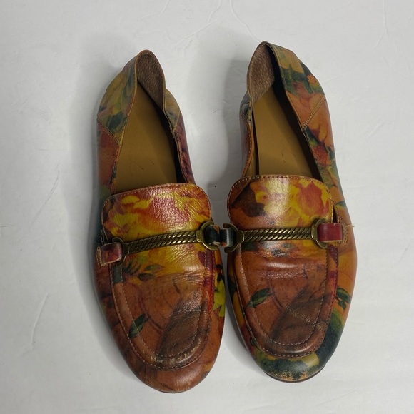 Patricia Nash Fia floral leather multicolor Loafers 6.5 - Picture 13 of 15